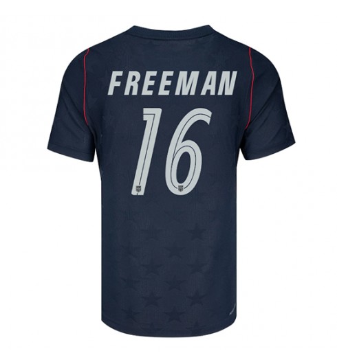 Spojené státy Alex Freeman #16 Venkovní Dres MS 2026 Krátký Rukáv Spojené státy Alex Freeman #16 Venkovní Dres MS 2026 Krátký Rukáv